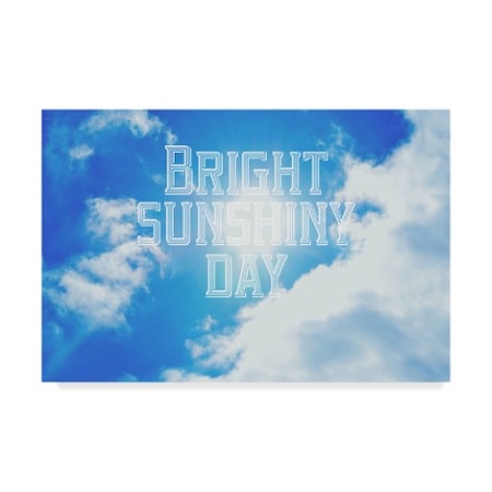 Vintage Skies 'Bright Sunshiney Day' Canvas Art,12x19